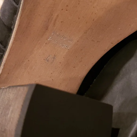 Free People New Boots HYBRID Strappy Suede Leather Booties NIB BLACK Women's 10 - Picture 11 of 14